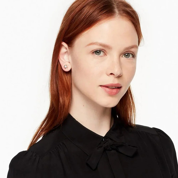 Kate Spade Crystal Stud Earrings - NWT - Picture 4 of 4